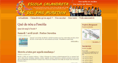 Desktop Screenshot of calandreta-mureth.fr